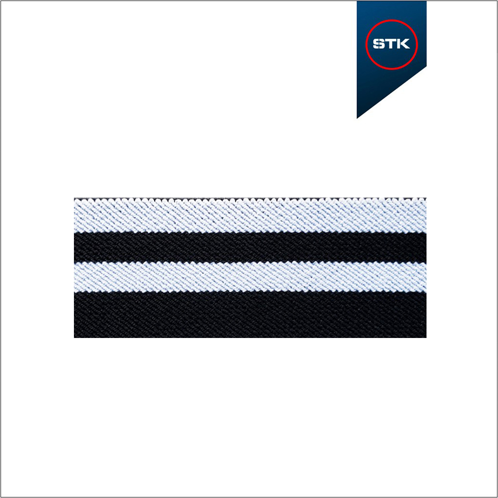 EL&Aacute;STICO STK DIAG 40MM BCO / PTO / BCO / PTO