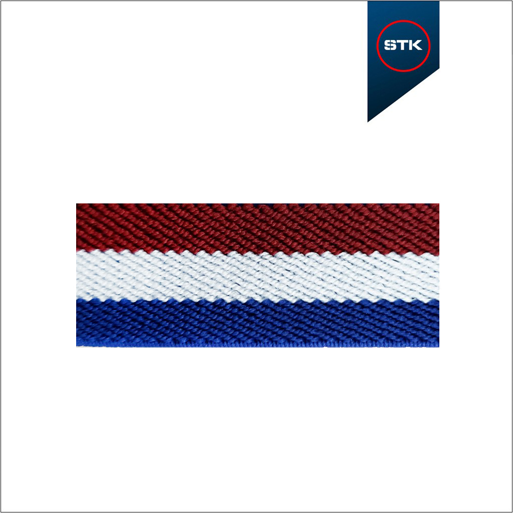 EL&Aacute;STICO STK DIAGONAL 20MM AZUL STICK / BRANCO / VERMELHO 265